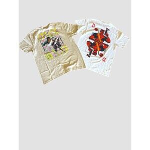 Men’s Graphic Tees T-shirts Size Large Marvel Deadpool & Attack on Titans NWOT